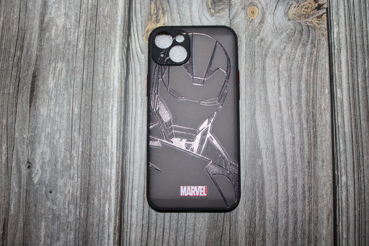 Silicone Case Ironman Face