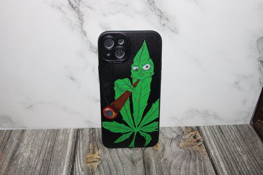 Silicone Case Funny Leaf